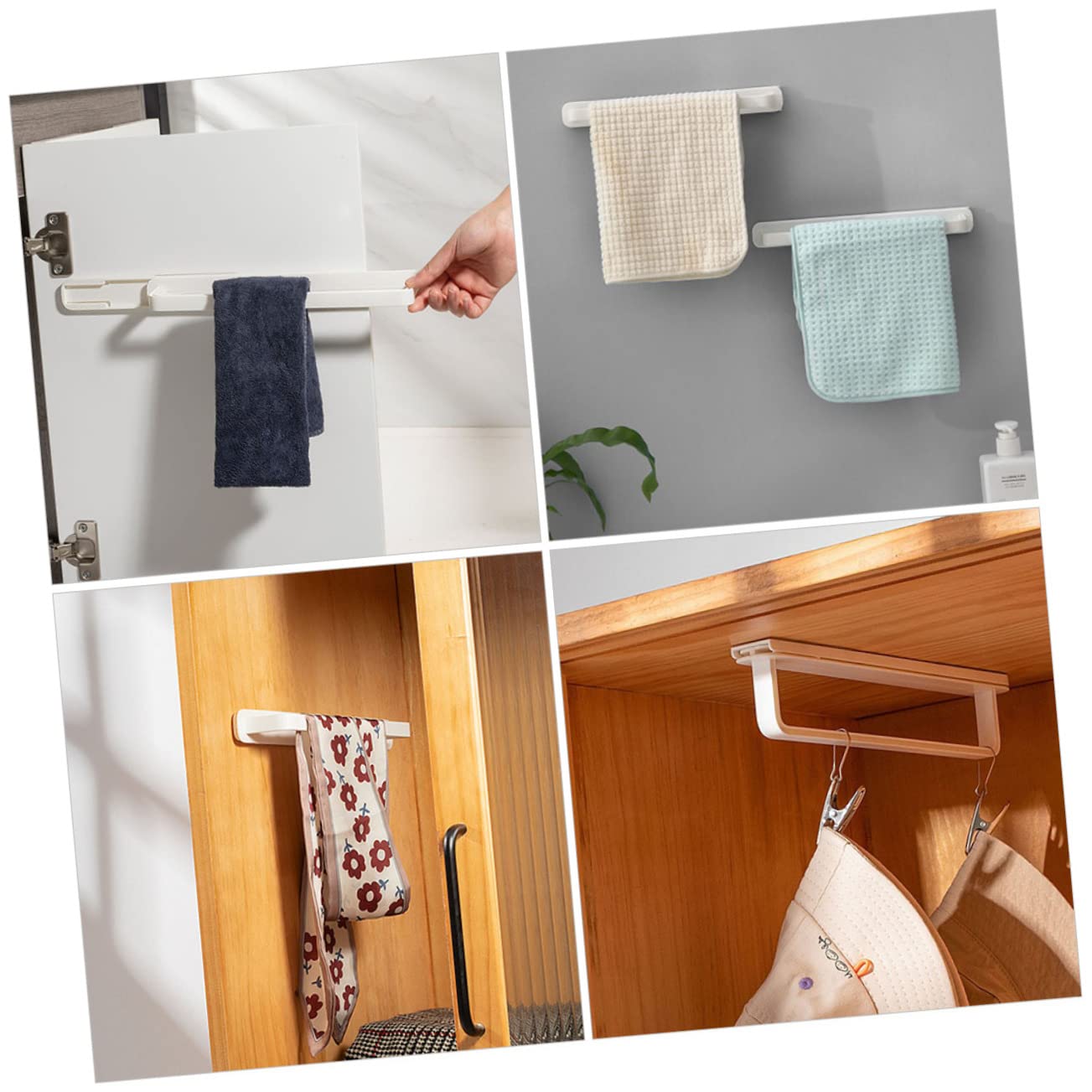 Amazon.co.jp: タオル掛け 10ピース スライド式棚 ウェットティッシュ